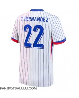 Franța Theo Hernandez #22 Tricou Fotbal Replică European 2024 Barbati Deplasare